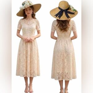 Vintage Marianna Seaton NY 19" Wide Brim Straw Hat Coquette Cottagecore Floral